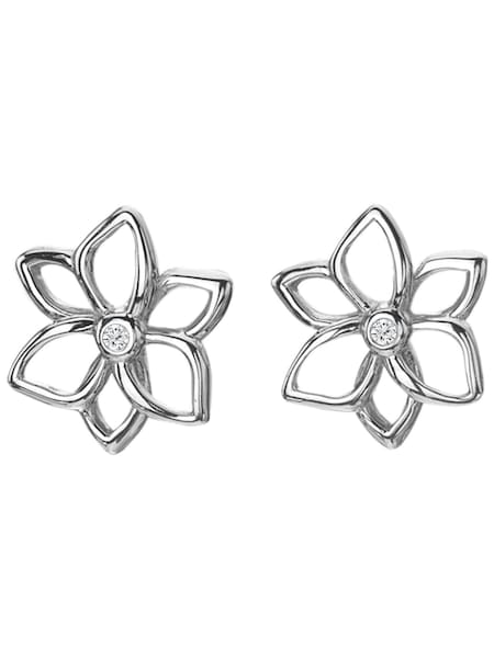 Hot Diamonds Silver Diamond Amulet Stud Earrings (Q93023) | £35