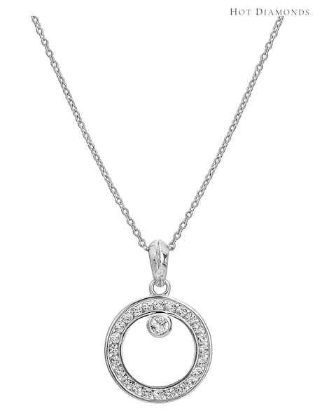Hot Diamonds Silver Tone Orbit Pendant (Q93047) | £95