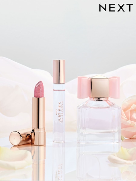 Just Pink 30ml and 10ml Perfume and Lipstick Gift set (Q93243) | £16