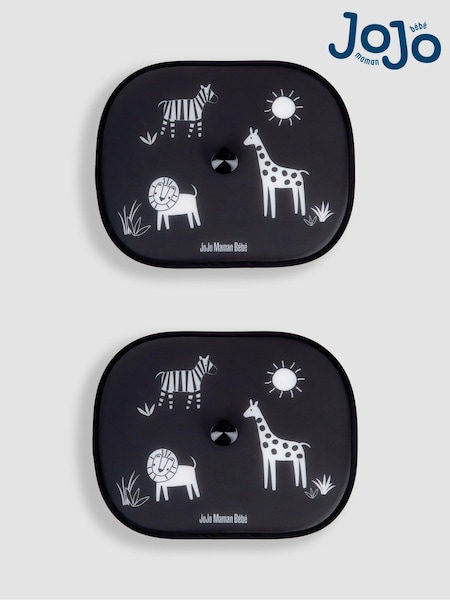 JoJo Maman Bébé 2-Pack Pop-Up Safari Car Sunshades (Q93377) | £8