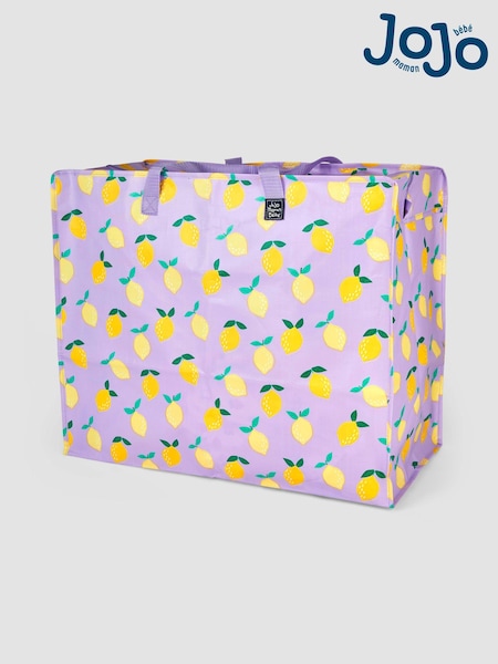 JoJo Maman Bébé Lilac Lemon Enormous Storage Bag (Q93386) | £7