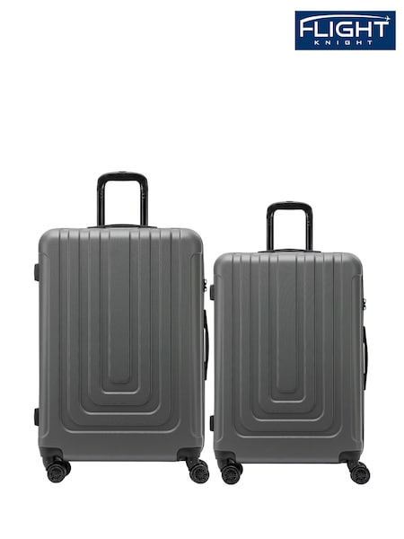 Flight Knight Medium Check-In and Small Carry On Bubble Hardcase Travel Suitcase Set of 2 (Q93414) | £100