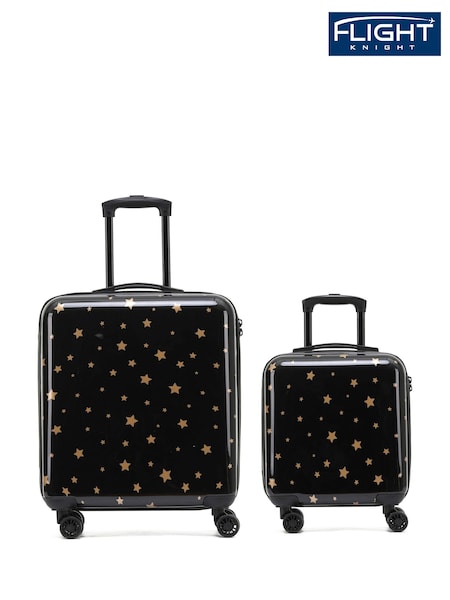 Flight Knight Medium and Large Check-In Hold Luggage Hardcase Travel Suitcases Set Of 2 (Q93487) | £140