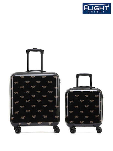Flight Knight Medium and Large Check-In Hold Luggage Hardcase Travel Suitcases Set Of 2 (Q93489) | £140