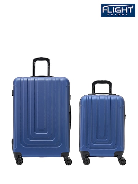 Flight Knight Medium and Large Check-In Hold Luggage Hardcase Travel Suitcases Set Of 2 (Q93496) | £120