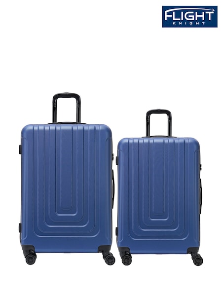 Flight Knight Medium Check-In and Small Carry On Bubble Hardcase Travel Suitcase Set of 2 (Q93507) | £120