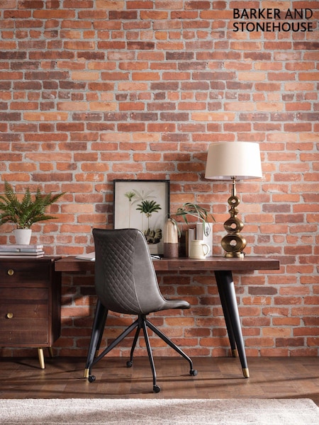 Barker and Stonehouse Brown Modi Reclaimed Wood Desk (Q93690) | £295