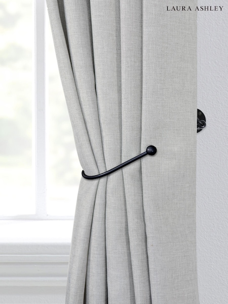 Laura Ashley Black Set of Two Swing Curtain Holdbacks (Q93739) | £26