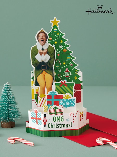 Hallmark 3D Buddy the Elf Musical Christmas Card (Q93786) | £8.50