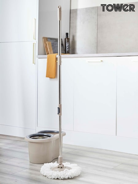Tower Cream Classic Spin Mop (Q93789) | £25