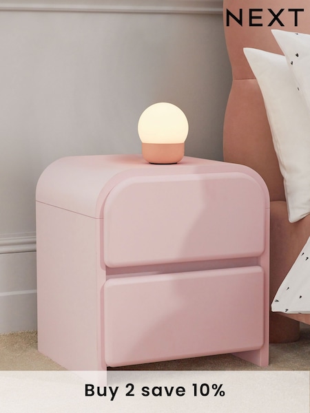 Pink Kids Bubble Bedside Table (Q93890) | £199