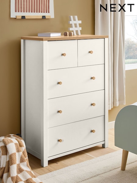 White Malvern Cream Kids Chest of Drawers (Q93924) | £399