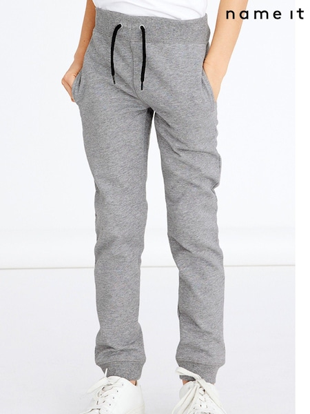 Name It Grey Cuffed Cotton Joggers (Q94653) | £15