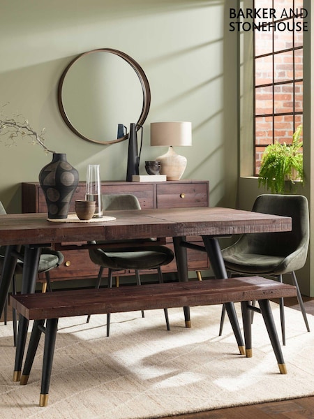 Barker and Stonehouse Brown Modi Reclaimed 180cm Wood Bench (Q95443) | £195