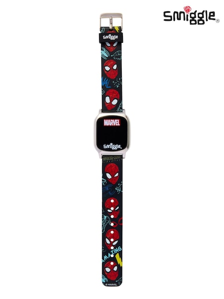 Smiggle Black Spider-Man Watch (Q95676) | £20