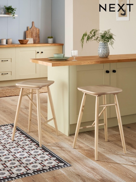 Light Natural Barton Bar Stool (Q96141) | £110