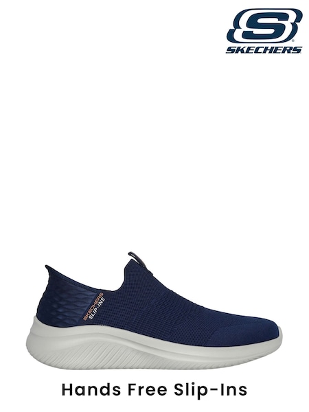 Skechers Blue Mens Ultra Flex 3.0 Smooth Slip In Trainers (Q96157) | £89