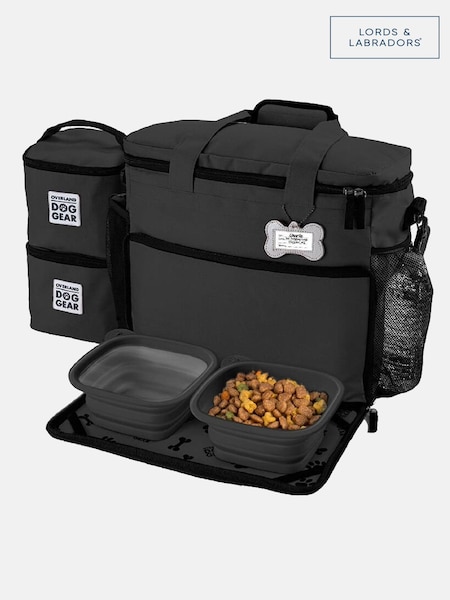 Lords and Labradors Black Week Away Dog Travel Bag (Q96251) | £40