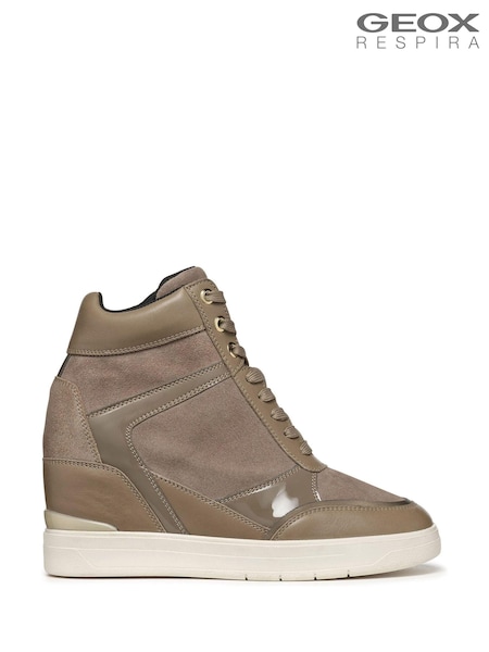Geox Maurica Brown Trainers (Q96350) | £140