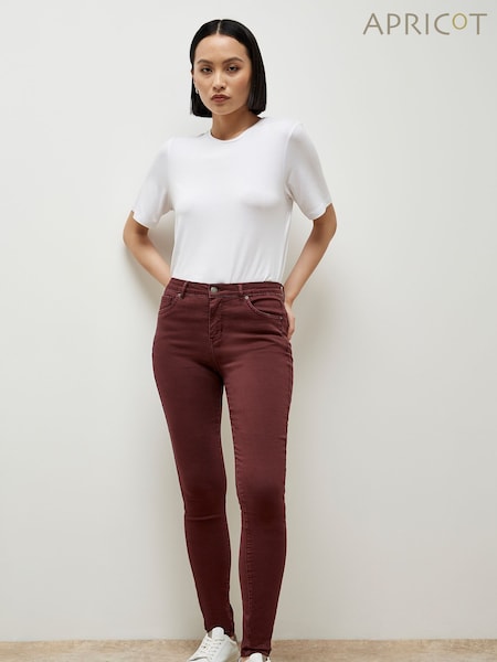 Apricot Red Sienna Raw Denim Skinny Jeans (Q96462) | £39