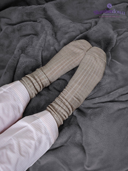Slumberdown Grey Elegantly Warm Luxury Heated Throw (Q97105) | £70