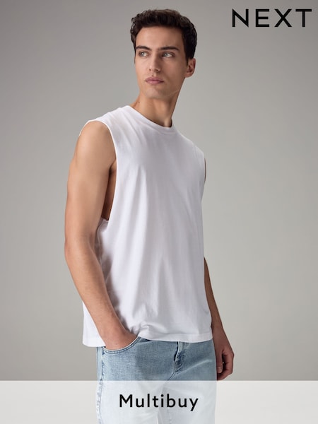 White Tank Top Vest (Q97388) | £8