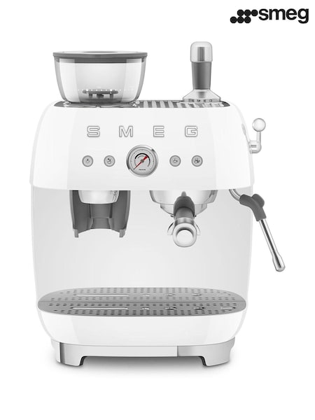 Smeg White Espresso Coffee Machine (Q97646) | £850