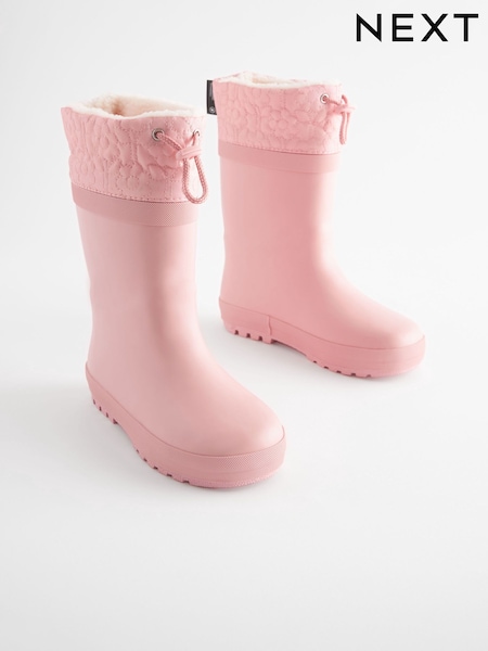Pink Cuff Wellies (Q97934) | £17 - £20