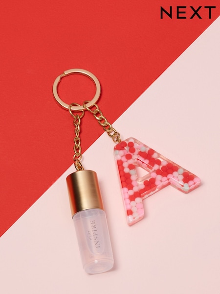 Inspire Monogram Initial Keyring and Perfume (Q98074) | £8