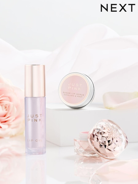 Just Pink 3-Step Lip Care Kit (Q98100) | £10