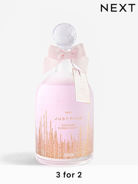 Just Pink Shake-Me Shimmer Bubble Bath 500ml (Q98102) | £12.50