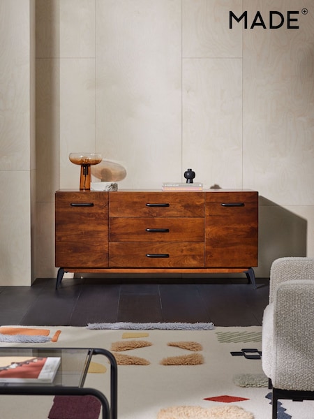 MADE.COM Dark Mango Wood Lucien Large Sideboard (Q98638) | £1,099