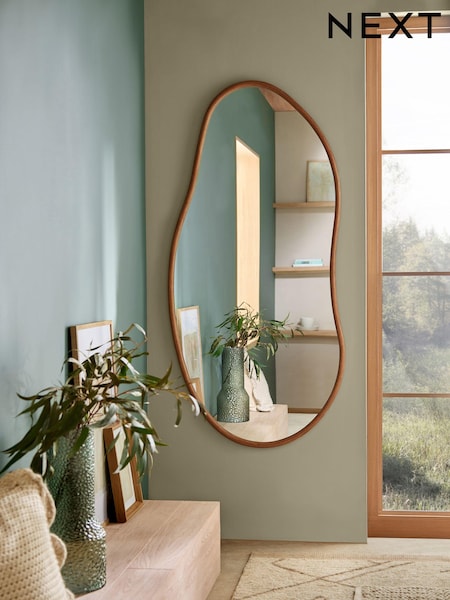 Natural Oak Organic Full Length Mirror (Q99151) | £260