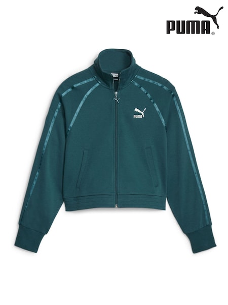 Puma Green T7 Womens Track Jacket (Q99288) | £65