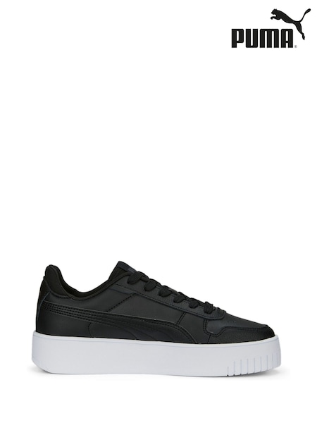 Puma Black Womens Carina Street Trainers (Q99744) | £58