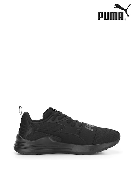 Puma Black Wired Run Pure Youth Shoes (Q99783) | £38