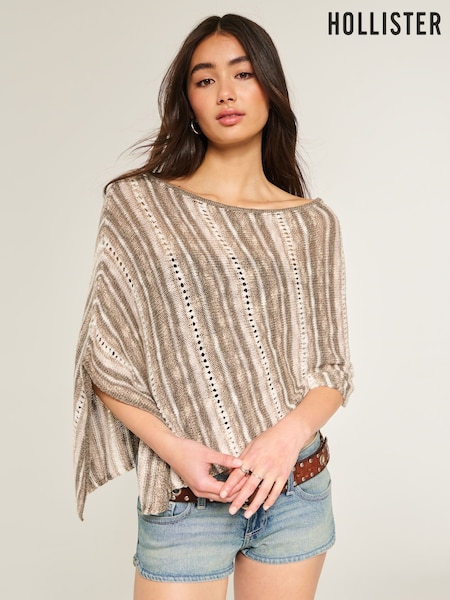 Brown - Hollister Aysm Poncho