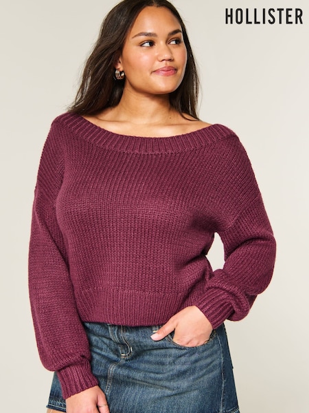 Red - Hollister Slouch Jumper