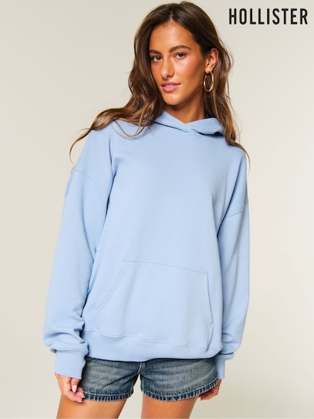 Blue - Hollister Feel Good Oversized Hoodie