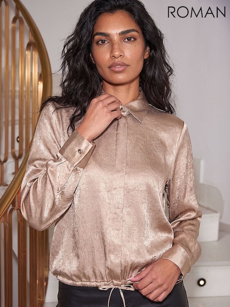 rose gold dress shirt women's Shirts Long sleeve