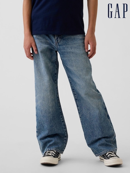 Medium Wash - Gap 90s Loose Jeans (5-13yrs)
