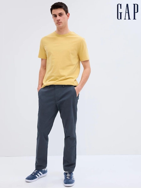 Gap Blue Slim Fit Stretch Essential Chino Trousers (R39761) | £40