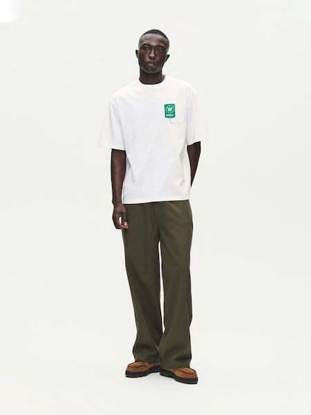 White - Regular Double A By Wood Wood Wwliam Compass T-shirt