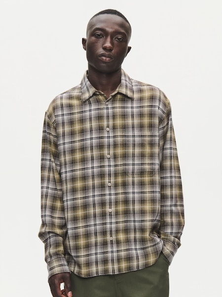 Yellow - Regular Double A By Wood Wood Wwcooper Shirt