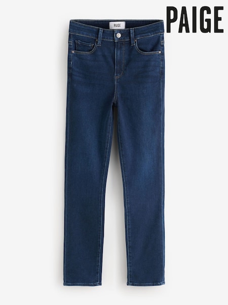 Blue - Paige Gemma 29" High Rise Slim Cigarette Amagansett Wash Jeans