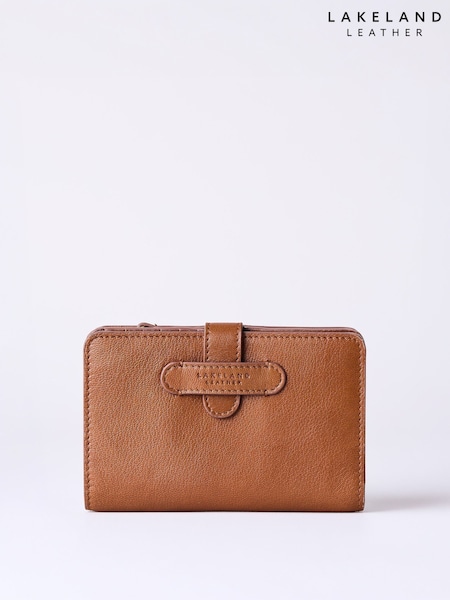 Brown - Lakeland Leather Newby Purse