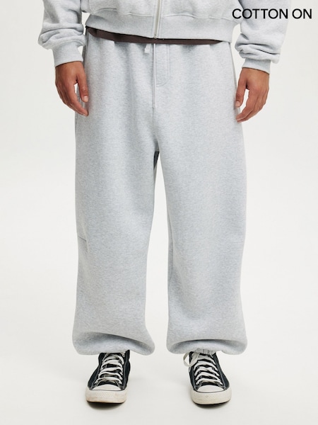 Grey - Regular Cotton On Super Baggy Cuffed Track Joggers