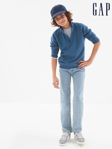 Gap Light Wash Blue Straight Fit Stretch Jeans (5-13yrs) (R92253) | £30