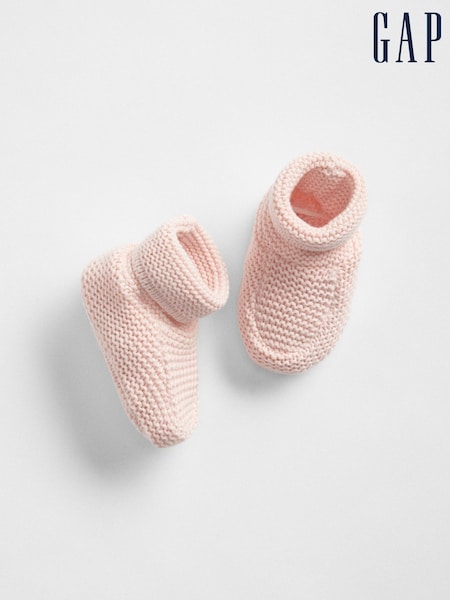 Gap Pink Baby Brannan Booties (R92672) | £16