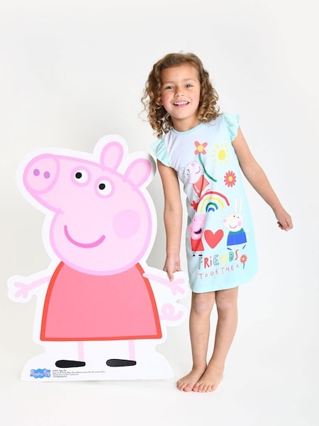 Brand Threads Teal Girls Peppa Pig Nightie (R94441) | £7